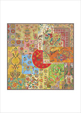 モンドディコローリ シルクスカーフ ベージュ